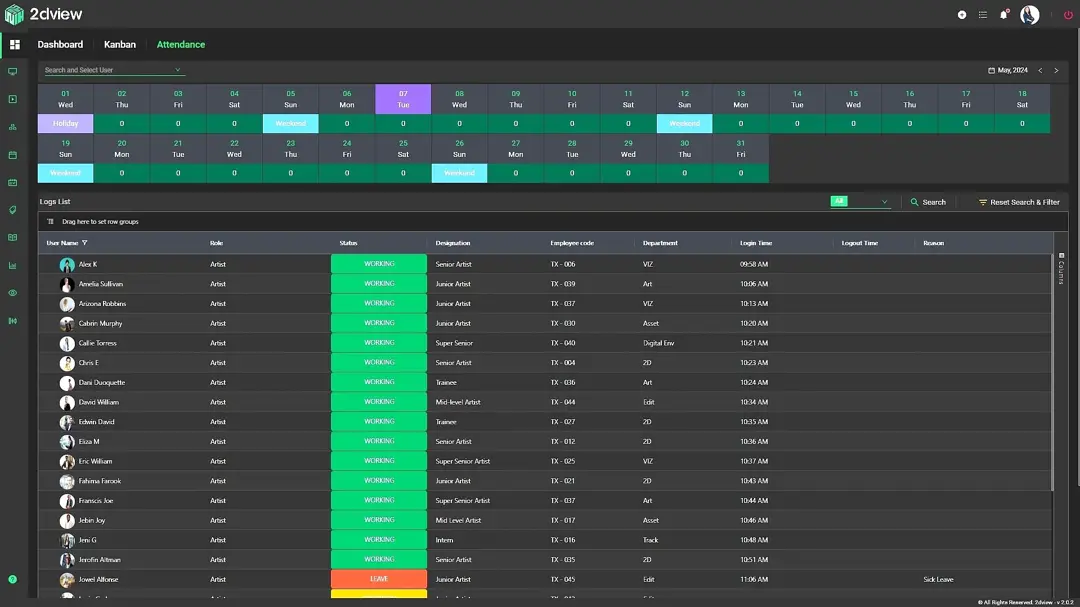 Smart attendance management