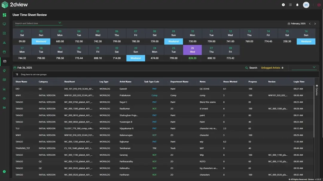 Automated time tracking